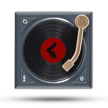 

New Mini Retro Phonograph Speaker Smart Bluetooth 5.0 Bass HD Stereo Sound Large Capacity Battery Loudspeaker For Cellphones