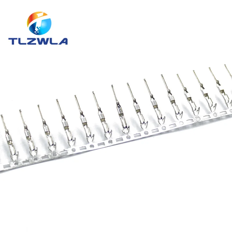 100pcs 2.54mm Male pin Dupont reed Jumper Wire 2.54 languette Connector Terminal Pins Crimp | Обустройство дома