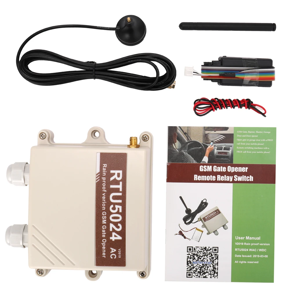AC 100-240V 3A/240VAC программатор версия RTU5024 GSM открывалка для ворот реле пульт дистанционного управления доступом по бесплатному телефону Поддержка приложения