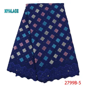 

2019 Hot selling african swiss lace fabrics nigerian lace fabric high quality lace pink French Lace Fabric For Wedding YA2799B-5