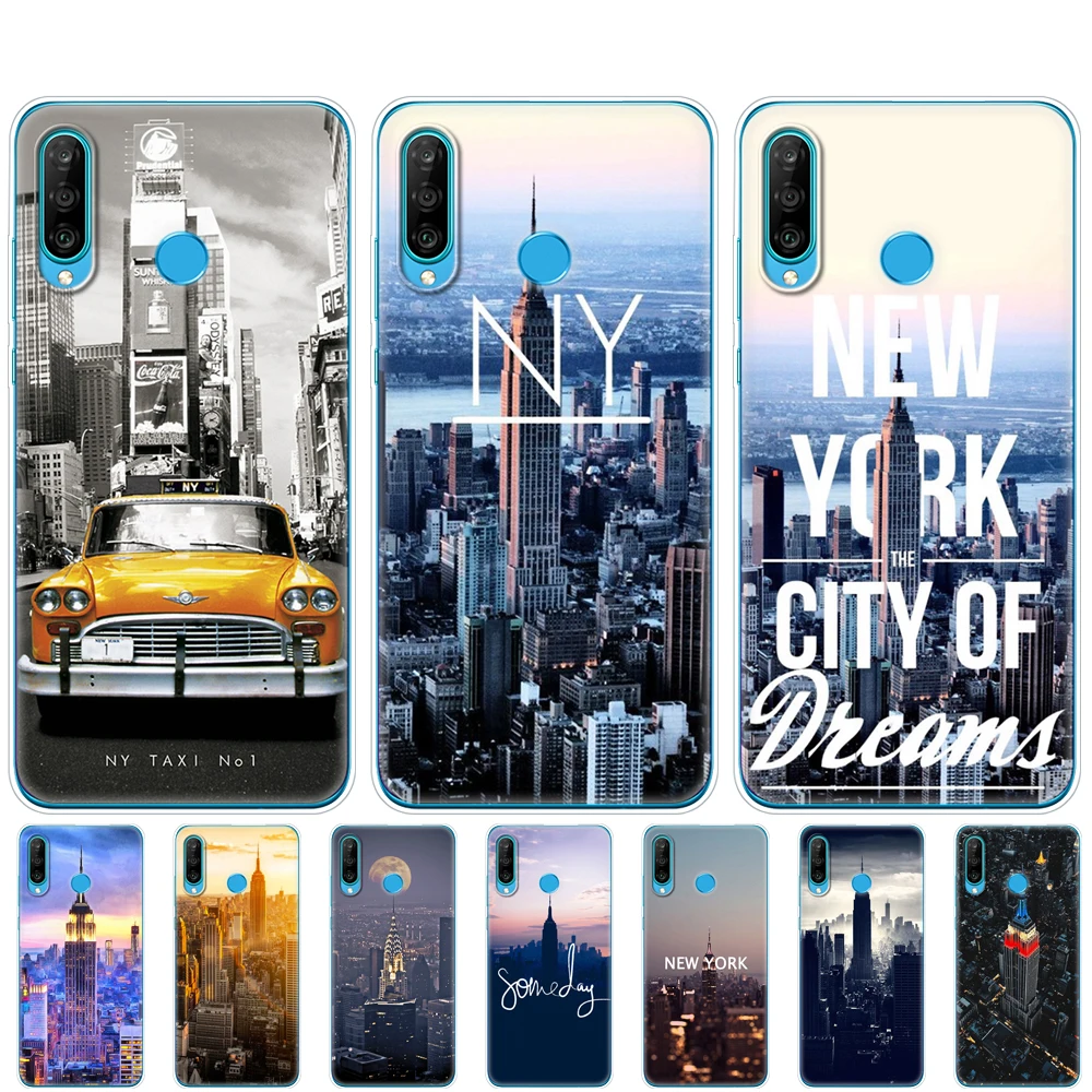 Custodia In Silicone Per Honor 20 Lite View 30 V 30 Pro Plus Cover Per Huawei Honor 20S 9A 9C 9S 9X Premium 7S 8A Custodia New York City