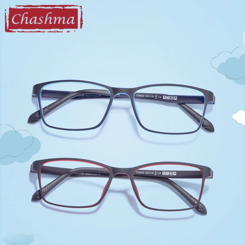 Мужские и женские очки для студентов синий светильник TR90 подростков гибкий