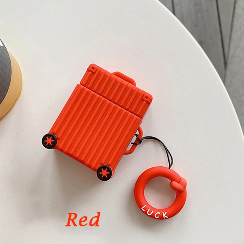 F Для Airpods защитный чехол мягкий силиконовый для AirPods утолщение наушников Анти-падение для AirPod прекрасный strunk ударопрочный чехол - Цвет: F