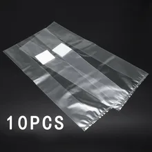 10/20/50 adet 25*50cm PVC mantar Spawn çanta büyümek substrat yüksek sıcaklık ön yapışmalı mantar için mantar tahıl tahıl kreş