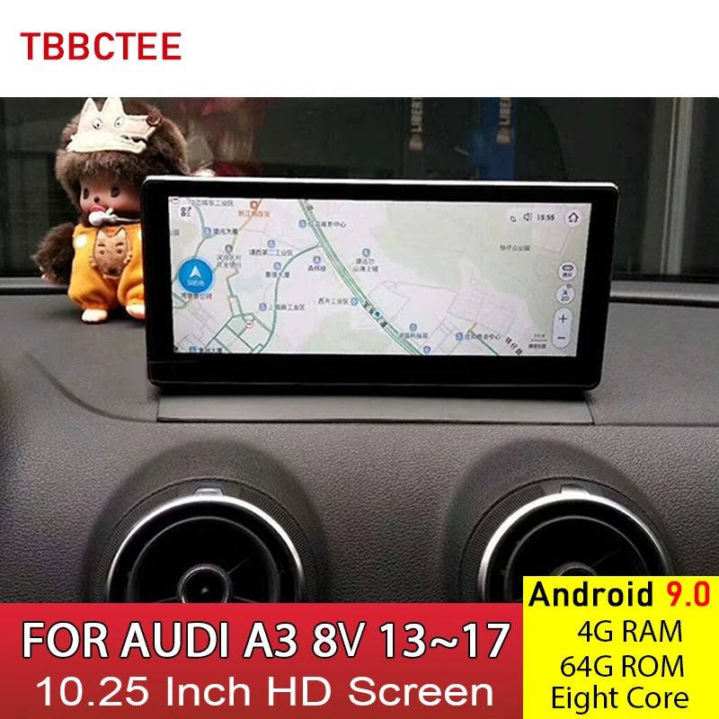 Android 9.0 8 Core 4G 64G For Audi A3 8V 2013~2017 MMI 2G 3G RMC HD Screen Stereo Android Car Multimedia Player Auto Radio
