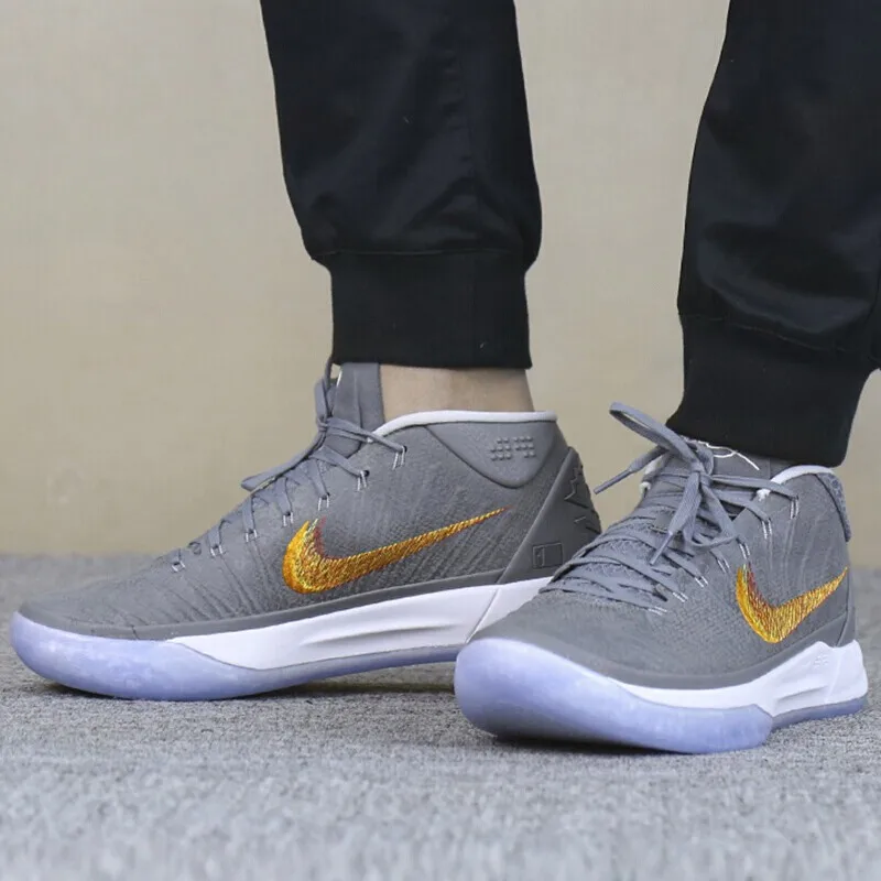 Оригинальные мужские баскетбольные кроссовки NIKE AD EP, дизайнерские спортивные кроссовки для занятий спортом на открытом воздухе, официальные дышащие кроссовки KOBE с высоким берцем 922484