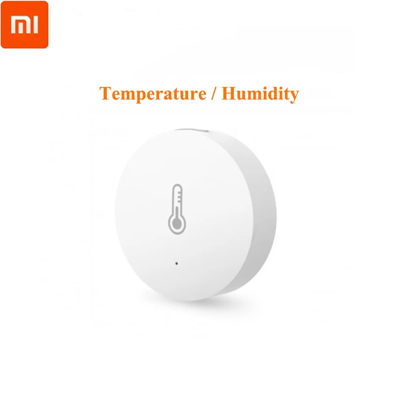 Mi Temperaturesensor Xiaomi Aqara кондиционер партнер шлюз Zigbee Wifi умный дом автоматизация наборы умная розетка датчик температуры и влажности - Цвет: Mi Temperaturesensor