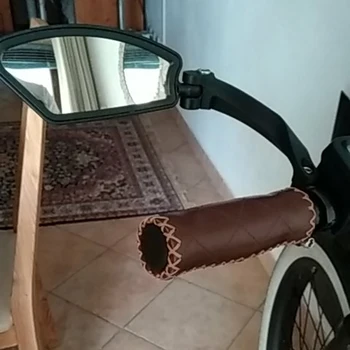 

Bicycle Lens Mirror MTB Handlebar Side Safety Rear View Mirror Road Bike Cycling Flexible Rearview Mirrors Left/Right Universal