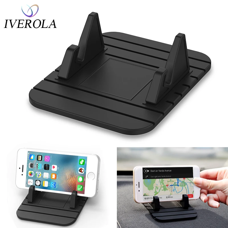 

Pad Phone Stand Bracket Car Dashboard Non-slip Rubber Mat Phone Mount Holder For Huawei iPhone Samsung Xiaomi Phone Holder