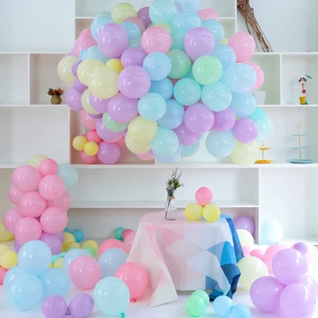 

50 globos de látex de confeti transparente de lentejuelas multicolor Set de decoración de boda fiesta de cumpleaños bebé globo d