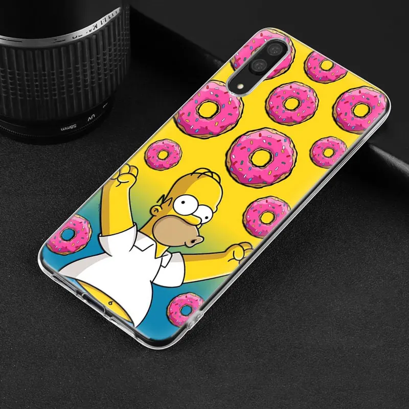 004 Забавный Симпсон Мягкий силиконовый чехол для телефона huawei P30 P20 Pro P10 P9 P8 Lite P Smart Z Plus NOVA 3 3i 5i 5 5Pro чехол - Цвет: 004