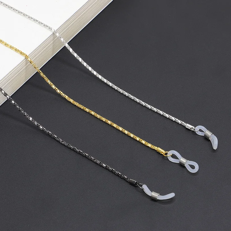 Glasses Straps Chain Retainer Non-slip Metal For Reading Glasses Women Men