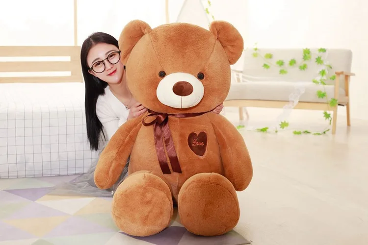 [Распродажа] милый плюшевый медведь игрушка Miss Bear 80 см кукла-обработка настраиваемый логотип рекрут агенты