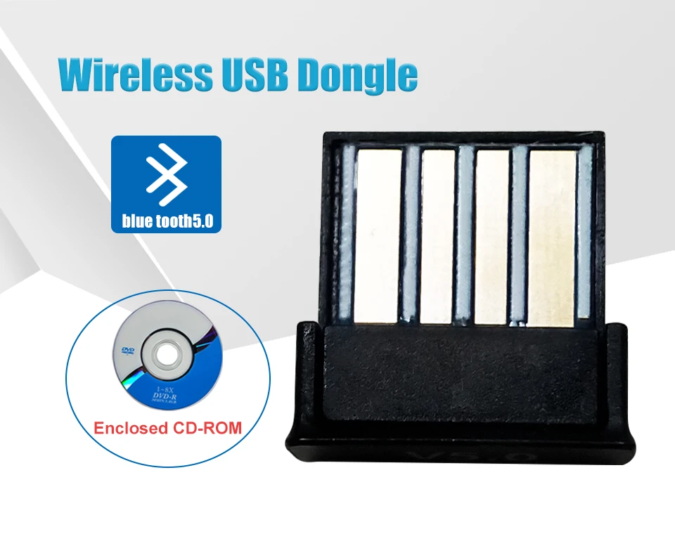 Bluetooth usb адаптер dongle 5,0 компьютер pc наушники для динамика автомобиля fone аудио приемник передатчик ТВ адаптер 3,5 мм мышь