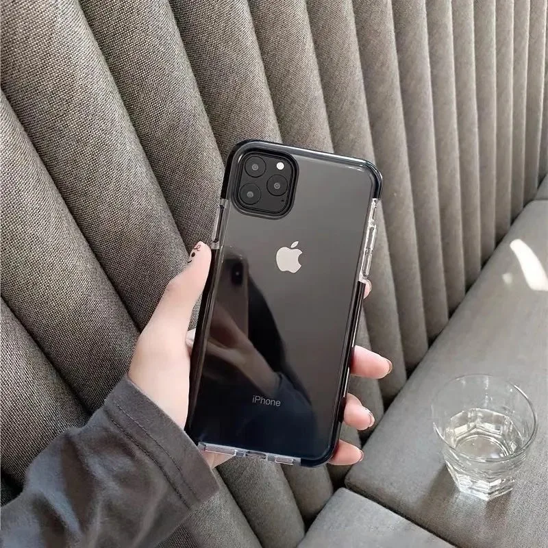 Fashion Transparent Phone Case For iPhone XS X Clear