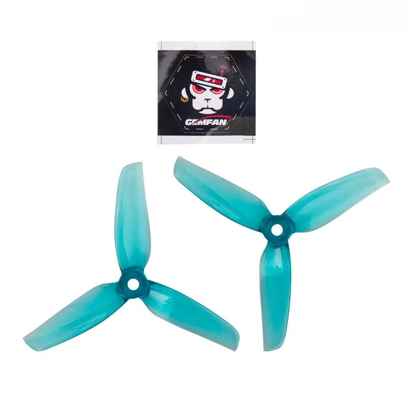 2 пары Gemfan windancer 3028/4032/5042/5043 3-лопастной Пропеллер Совместимость 5 мм/1,5mm монтажное отверстие для Радиоуправляемый Дрон Мультикоптер - Цвет: 4032