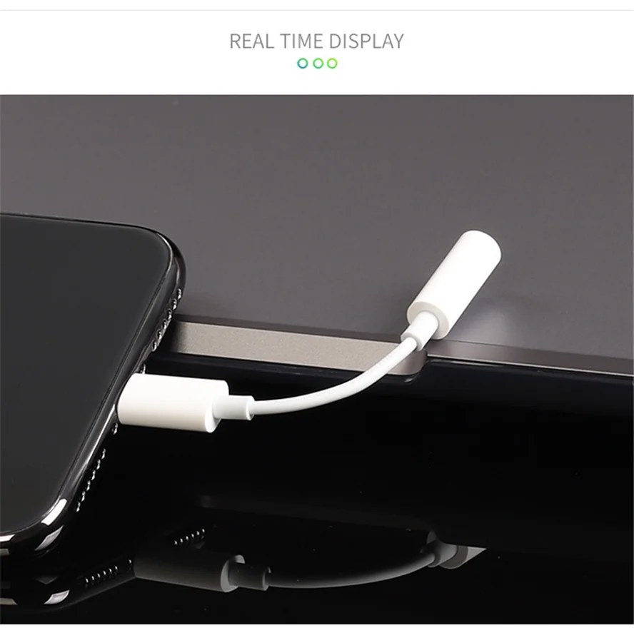 3PCS Lighting to 3 5 mm Audio Jack Adapter For Apple Iphone 8 10 11 Pro Xs Max Xr Headphone Splitter Aux Cable