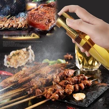 Кухонный гаджет, бутылка для масла из нержавеющей стали, стеклянная банка для масла, бутылка для барбекю с распылителем, бытовая бутылка из нержавеющей стали для впрыска топлива