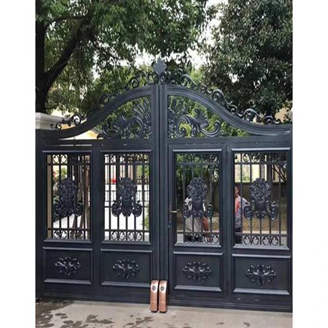 Portas de ferro forjado decorativas simples e moderno design de porta de  ferro forjado nas filipinas - AliExpress