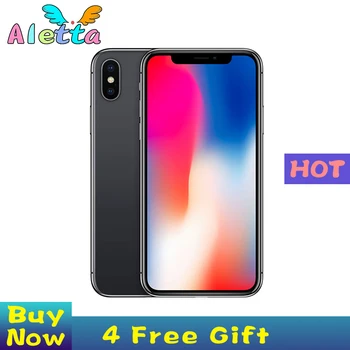 

Unlocked Apple iPhone X 5.8inch Face ID NFC ROM 64GB/256GB Smartphone A11 Hexa-core Apple Pay
