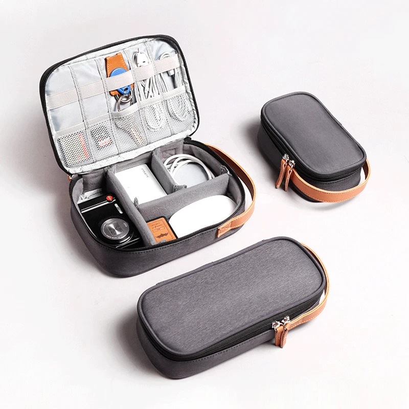 

Portable Travel Cable Bag Wires Charger Electronic Accessories Digital Gadget Devices Divider Organizer Case Cosmetic Kit Pouch