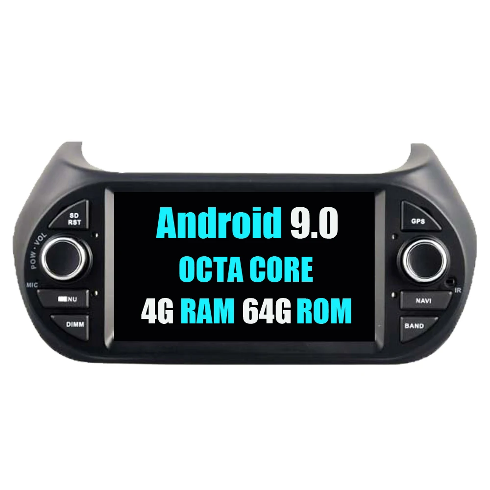Excellent For Fiat Fiorino Qubo For Citroen Nemo For Peugeot Bipper Android 9.0 Autoradio Radio Stereo GPS Navigation Multimedia Player 5