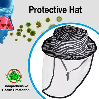 

NEW Safety Anti Dust Cover Hat with Removable Mask Anti Flue Spittle Windproof Cover Anti-saliva Full Face Eyes Protection Mask