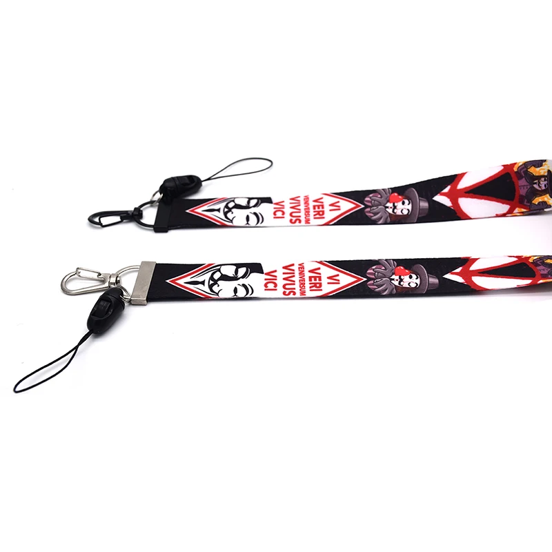 V для Vendetta Lanyards креативный мобильный телефон висячая веревка для ключевой ремень USB держатель Бейджа DIY Подгонянный шейный ремень D151