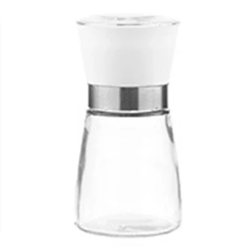 

Kitchen Manual Salt Pepper Grinder Glass Shaker Solid Condiments Spice Mill