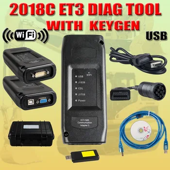 

2019 Hot Sell Real ET3 Adapter III 317-7485 Truck Diagnostic Tool CAT III 2018C WIFI USB with Keygen