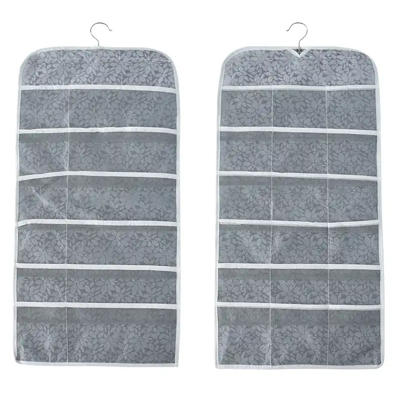 Storage Undearwear Bag Socks Bra Lingerie Closet Organizer High Quality Non-woven Hanging Storage Pouch Bags For Femal Underwear