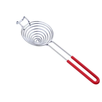 

Spiral Stainless Steel Egg Yolk Separator Hand Eggs Gadgets Egg Steamer Tool Kitchen Accessories