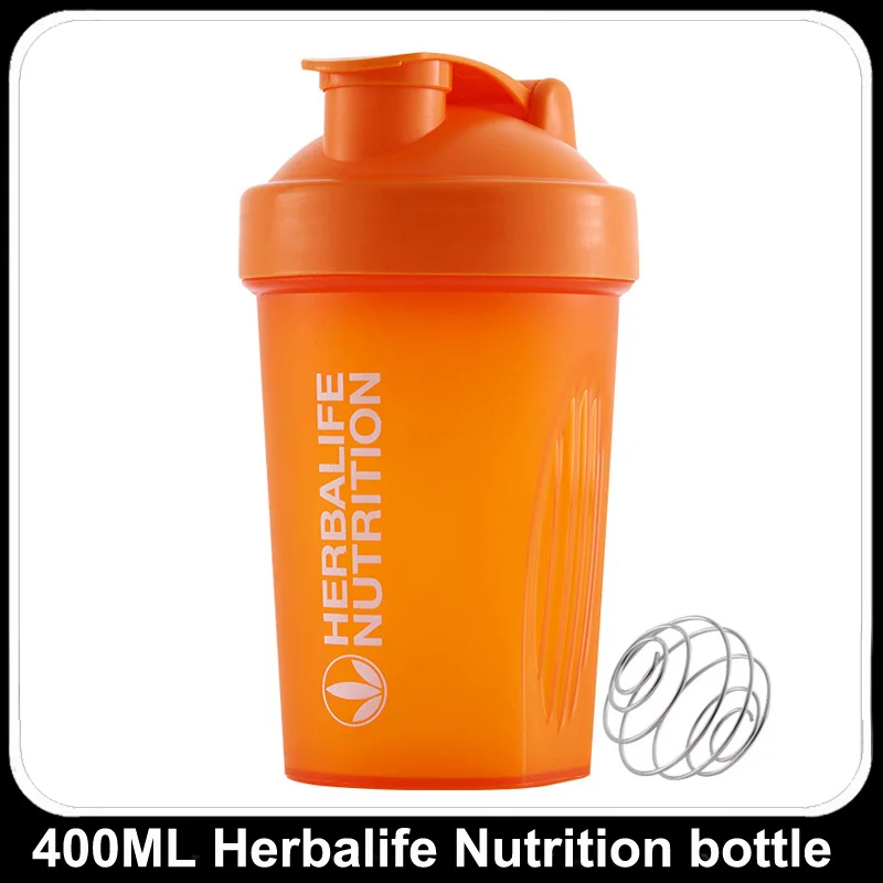 400 мл/500 мл herbalife питательный протеиновый порошок шейкер бутылка для воды спортивные бутылки фляжка посуда для напитков чашка BPA бесплатно - Цвет: 400ML