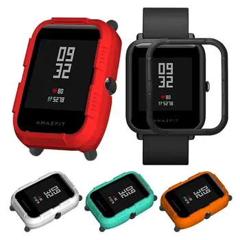 

TPU Protection Silicone Full Case Cover Protective Soft Case Cover Shell Frame For Xiaomi Huami Amazfit Bip Youth Watch