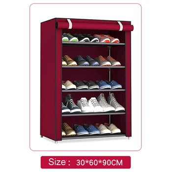

Multi-layer Shoe Rack Dustproof Cabinet Folding Non-woven Cloth Shoes Storage Rack Stand Holder DIY Assembly Shoe Organizer
