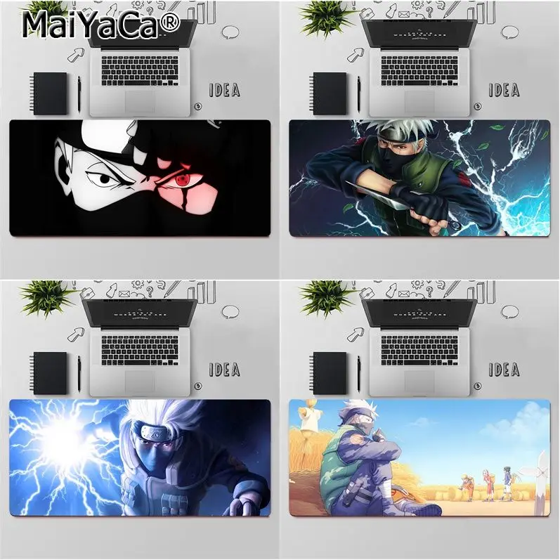 

Maiya Top Quality anime Naruto Kakashi Keyboards Mat Rubber Gaming mousepad Desk Mat Free Shipping Large Mouse Pad Keyboards Mat