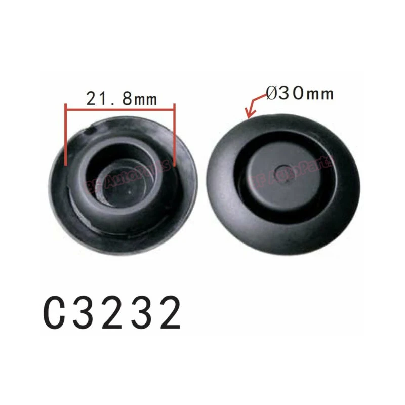 

100pcs C3232 Bonnet Plug Fit For Nissan 0165802121