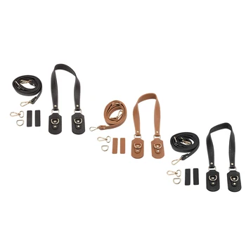 

DIY Handbag Bag Replacement Straps Kit for Purse Tote Making Parts Accessories - Includes Straps, Handle and Buckle