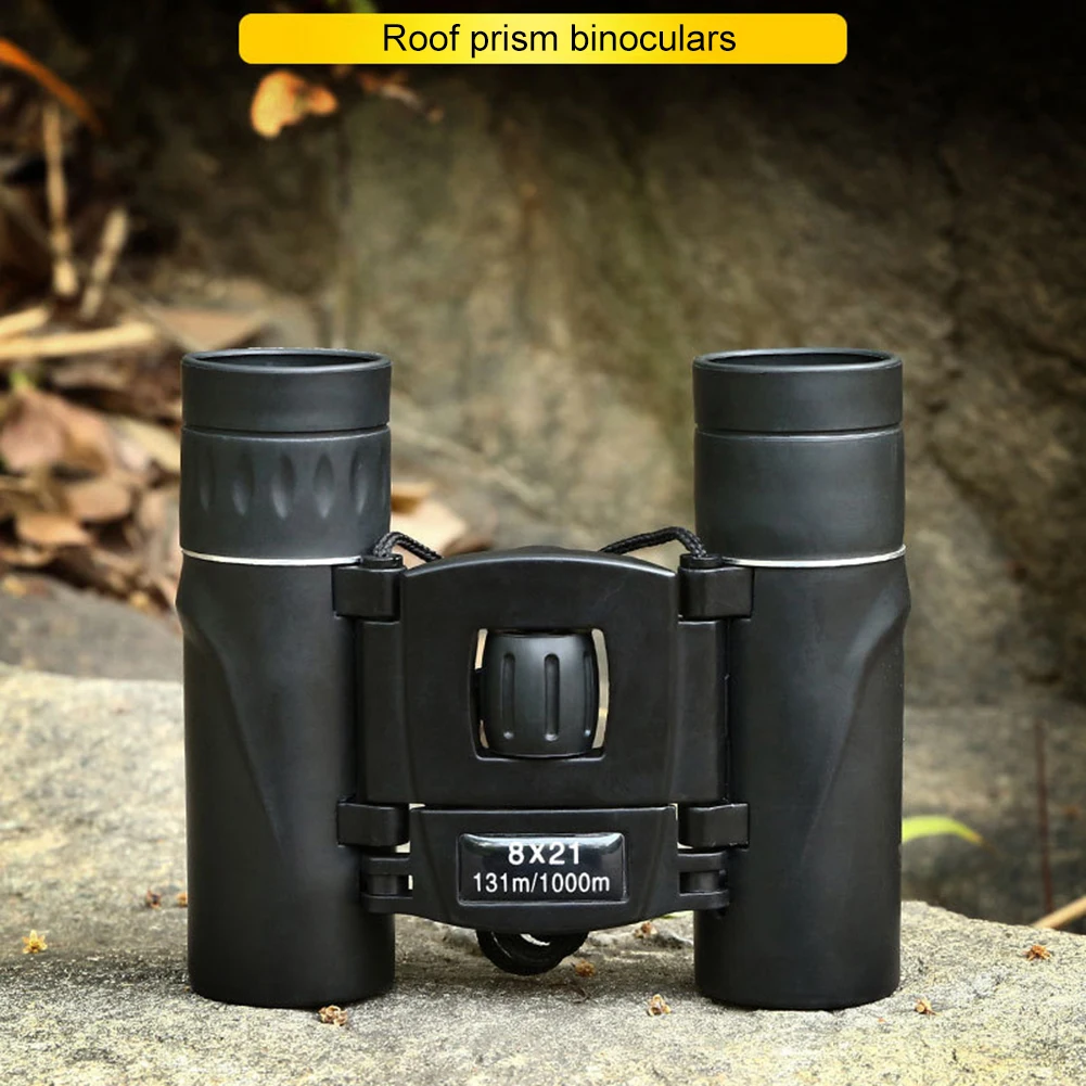 

8x21 Zoom mini Folding Pocket Binoculars 8x Telescope portable binocularOutdoor birdwatching Travel Hunting Hiking Sports