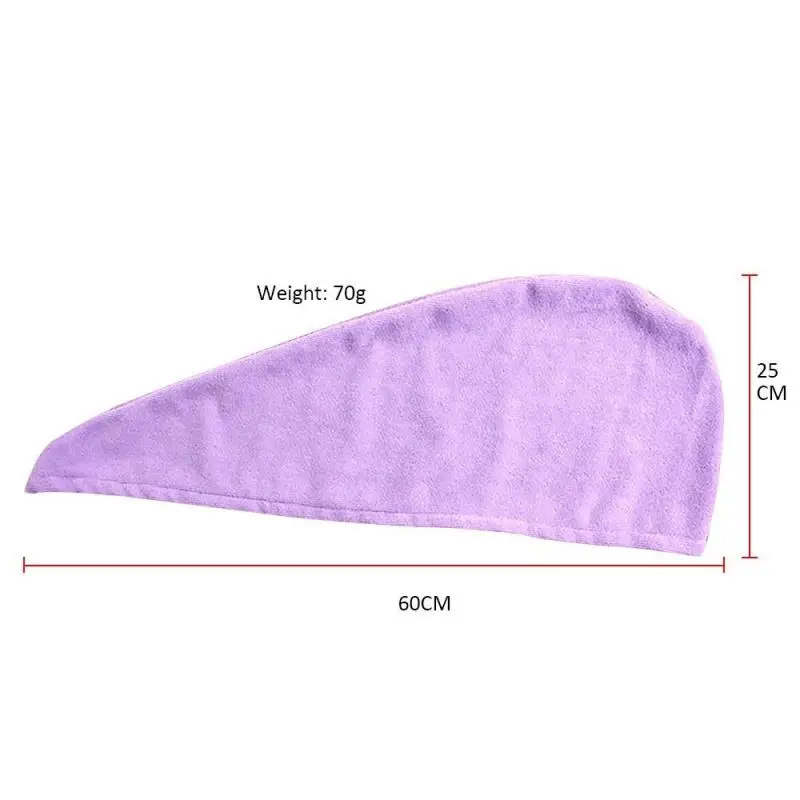 Microfiber Shower Cap Shower Hair Drying Wrap Girls Lady's Towel Quick Dry Hair Hat Cap Turban Head Wrap Bathing Tools