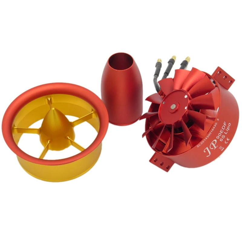 90 мм 4250 1750KV 6S канальный вентилятор с бесщеточным двигателем для RC EDF Jet AirPlane