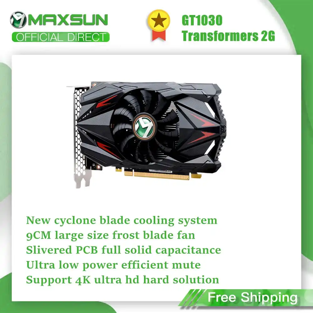Maxsun Nvidia Gt710 2gb Gddr3 Graphics Cards Pci Pcie2 0 8 Ready Video Card Graphics Cards Aliexpress