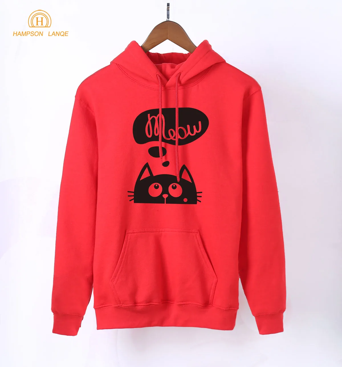 Meow Kawaii толстовки с принтом кота для женщин весна осень женский спортивный костюм теплый флис черный белый серый розовый синий худи