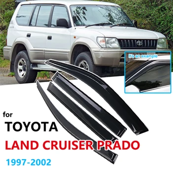 

Car Window Visor Rain Guard for Toyota Land Cruiser Prado 90 J90 1997~2002 Awnings Shelters Car Accessories 1998 1999 2000 2001