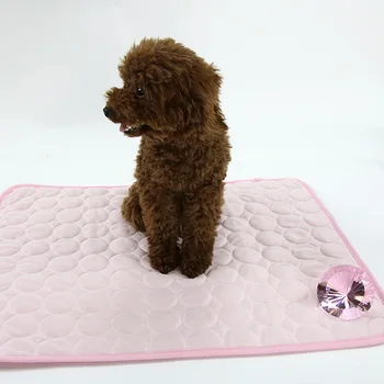 

Pet Soft Summer Cooling Mats Blanket Pet Dog Self Cooling Mat Pad Summer Car Seat Ice Silk Mat Pet Cooling Non Sticking Blanket