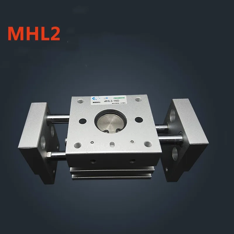 MHL2 10D 16D 20D 25D 32D 40D 1 2 двойного действия пневматический захват широкого типа Воздушный Захват параллельный цилиндр Al зажимы диаметр 10-40 мм