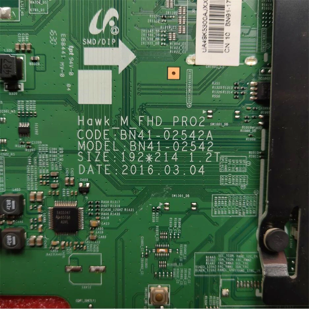 Хорошо протестированный для samsung основная плата UA40K5300AJXXZ UA49K5300AJXXZ UA55K5300BJXXZ материнская плата BN41-02542A BN91-17438L