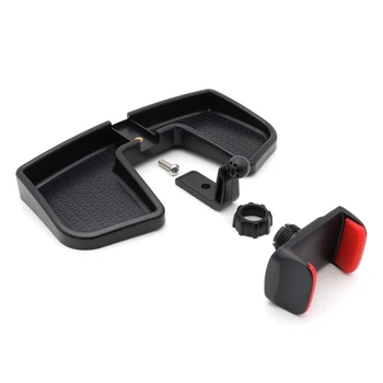 

NEW-For Jeep Renegade Phone and Gps Car Holder 360 Degree Rotation with Organizer Storage Adjustable Auto Mobile Holder Stand Ki