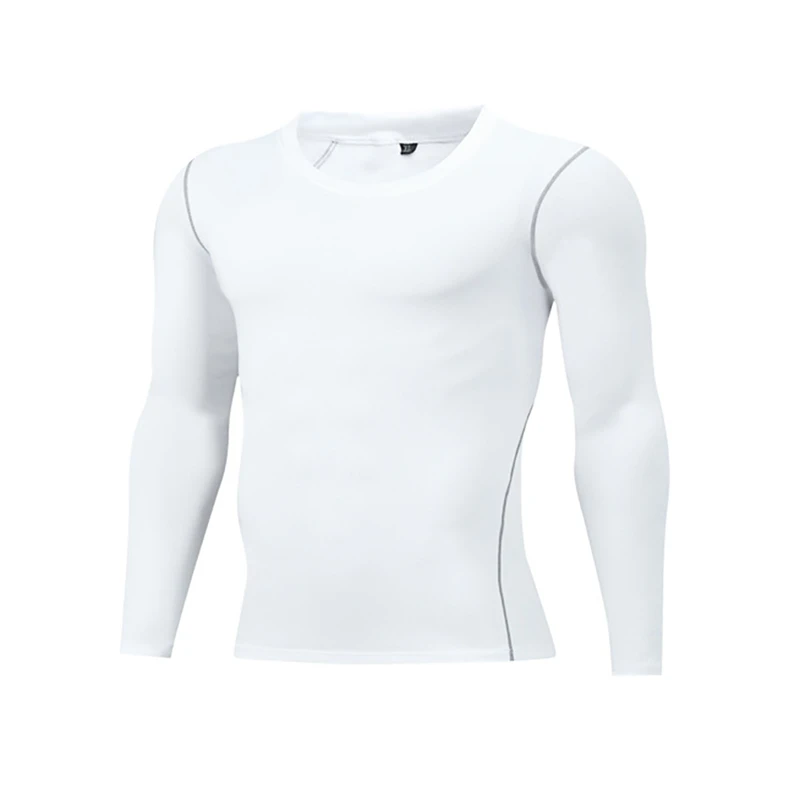 

Hot Sale Men Quick-Drying Shirts Dry-Fit Short Men Diving Shirt UV-Protection Top Tights Sportswear Gym Tops Clothes