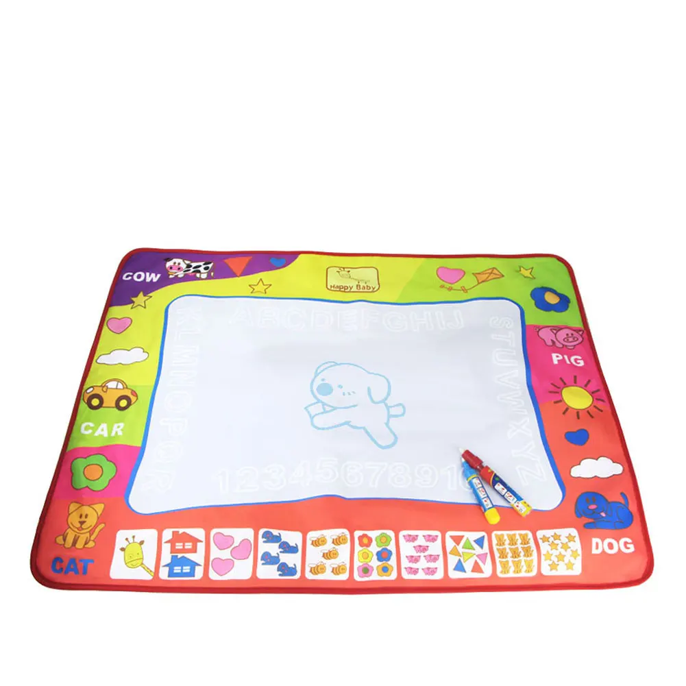 Одноцветный водный коврик для рисования Aqua Magic Doodle, детские игрушки, беспорядок, цветная живопись, развивающие маты для письма, Рождественский подарок
